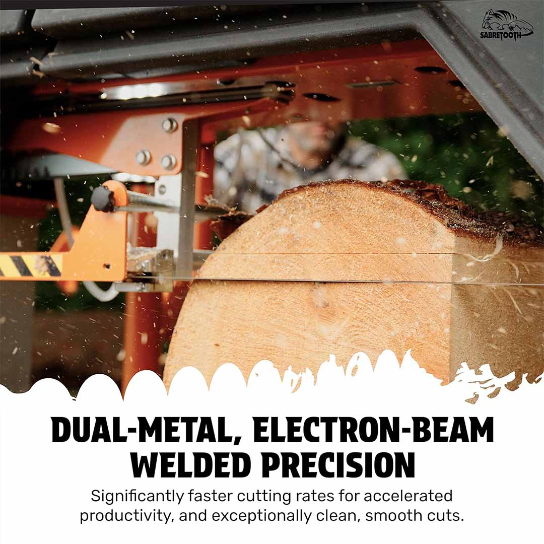Bi-Metal M42 High Speed Steel Bandsaw Sawmill Blades - 167" - Image 5