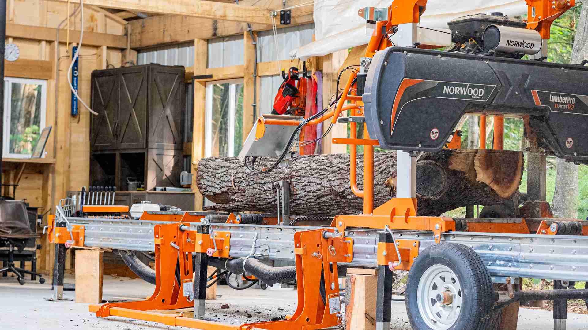 Hydraulics Log Handling Bundle with Bed Extension for HD36V2 & HD38 - Image 3